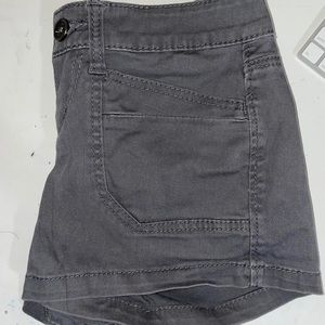 Size 0 gray jean shorts